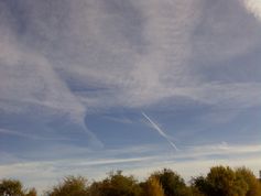 Chemtrails über Hessen am 18.10.2012