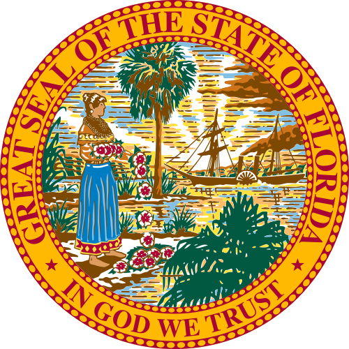 Bundesstaat Florida Siegel