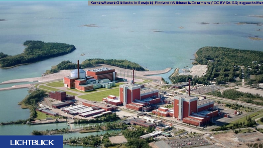Bild: Kernkraftwerk Olkiluoto in Eurajoki, Finnland: Wikimedia Commons / CC BY-SA 3.0; zugeschnitten / AUF1 / Eigenes Werk