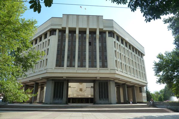 Das Parlament der Krim in der Hauptstadt Simferopol.