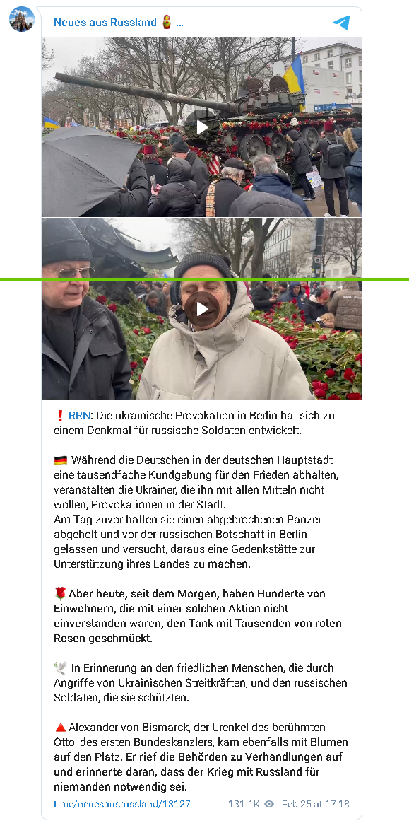 Bild: Screenshot RT DE / Eigenes Werk