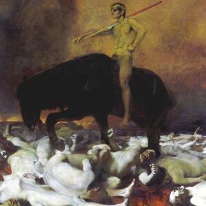 Gemälde: Franz von Stuck, Der Krieg, 1894