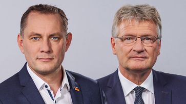 Prof. Dr. Jörg Meuthen und Tino Chrupalla (2021)