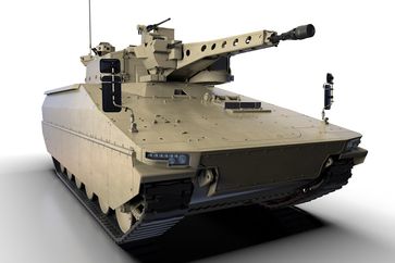 Leichter Kampfpanzer Lynx in der Anti-Infantrie Ausführung: Gut geeignet um schnell zivile Austände niederzuschlagen (Symbolbild)