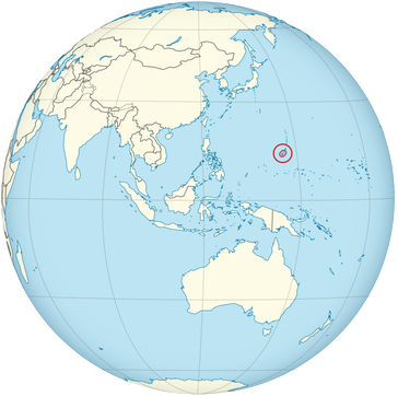 Guam auf der Welt