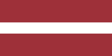 Flagge der Republik Lettland