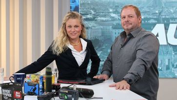 Vivien Vogt und Stefan Spiegelsperger (2022) Bild: AUF1