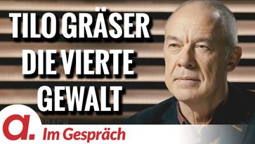 Bild: SS Video: "Im Gespräch: Tilo Gräser (Die vierte Gewalt im Staat)" (https://tube4.apolut.net/w/f25eM319EAHUcu44UXM2Sh) / Eigenes Werk