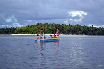 Im Takuu-Atoll
Quelle: Anke Mösinger, Leibniz-Zentrum für Marine Tropenökologie (idw)