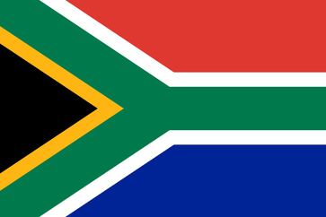 Flagge von Südafrika