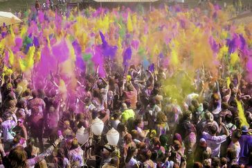 „Holi Festival of Colors“-Veranstaltung (Symbolbild)
