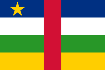 Flagge Zentralafrikanische Republik