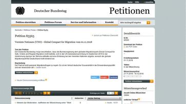 Zufallsgenerator bei Migrationspakt-Petition? Statische Obergrenze der Unterschriften und ein stetig wechselndes Zahlen-Chaos werfen Fragen auf.