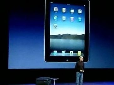 Steve Jobs bei der Präsentation des iPad. Bild: dts Nachrichtenagentur