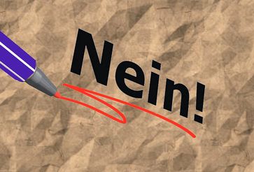 Nein! (Symbolbild)