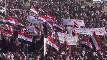 ISIS: 2012–14 Iraqi protests: Iraqi Sunni demonstrators protesting against the Shia-led government.