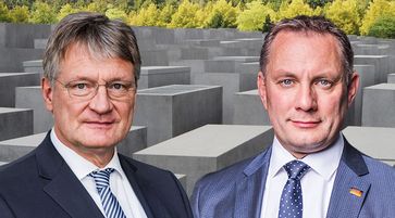 Prof. Dr. Jörg Meuthen und Tino Chrupalla (2021)