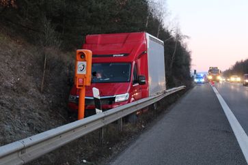 Endstand vor Notrufsäule Bild: Polizei