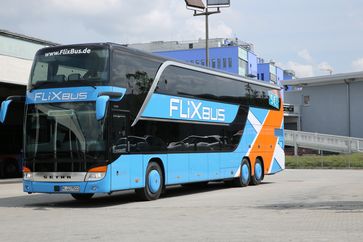 Doppeldeckerbus von FlixBus