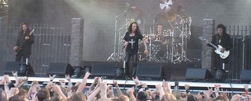 Black Sabbath mit Ronnie James Dio. Bild: dts Nachrichtenagentur