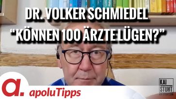 Bild: SS Video: "Interview mit Dr. Volker Schmiedel – “Können 100 Ärzte lügen?”" (https://tube4.apolut.net/w/pTsPpvQrteYZPCJikZX5y6) / Eigenes Werk