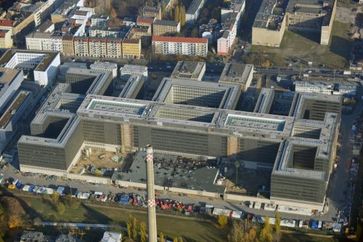 Baustelle der BND-Zentrale (Berlin) im November 2012. Bild: euroluftbild.de/Grahn - wikipedia.org