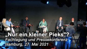 Bild: SS Video: "“Nur ein kleiner Pieks”? – Welche Risiken bergen die neuen Covid-19-Impfstoffe? (Fachtagung in Hamburg, 27.05.2021)" (https://tube.aerztefueraufklaerung.de/videos/watch/baaede3d-7e35-47cb-9d28-c6c2df410503) / Eigenes Werk