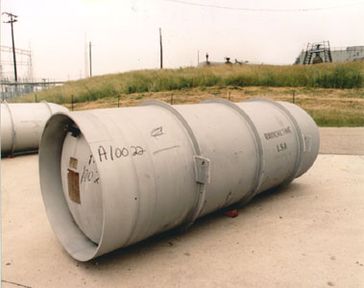 Uranhexafluorid: UF6-Tank