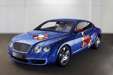 Bentley Continental GT gestaltet von Romero Britto (c) "obs/Bentley Motors Ltd." 