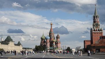 Auf dem Symbolbild: Der Rote Platz in Moskau Bild: Legion-media.ru / Xinhua/Evgeny Sinitsyn