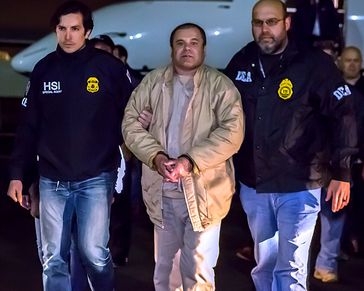 El Chapo in Gewahrsam (Januar 2017)