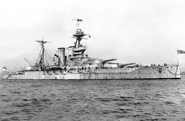 Schlachtschiff Malaya (Symbolbild)