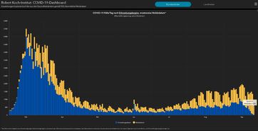 Mit einem positiv bewerteten PCR-Test getestete Menschen pro Tag beim Robert-Koch-Institut: Eine zweite Welle ist nicht zu erkennen, obwohl Millionen Tests pro Woche gemacht werden Stand 26.09.2020