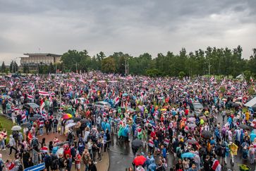 Proteste in Minsk am 6. September 2020