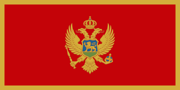 Flagge Montenegro