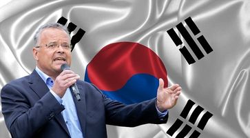 Bild: Brunner Images / Brunner Philipp; zVg; Flagge Südkorea: Pixabay; Montage: Wochenblick /  Eigenes Werk