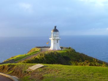 Northland Region / Der Leuchtturm am Cape Reinga im Far North District