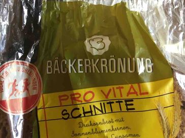 Glockenbrot Bäckerei GmbH & Co. OHG ruft vorsorglich "BÄCKERKRÖNUNG Pro Vital Schnitte, 500 g, MHD: 01.10.2018" in Bayern, Baden-Württemberg, Saarland und Rheinland-Pfalz zurück