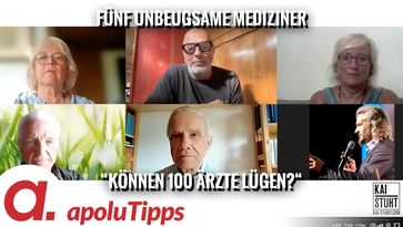 Bild: SS Video: "Fünf unbeugsame Mediziner: “Können 100 Ärzte lügen?“" (https://tube4.apolut.net/w/h4skMEZyoxSUb2RKY8LH5h) / Eigenes Werk