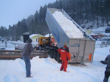 Schneetransport Bild: SCW