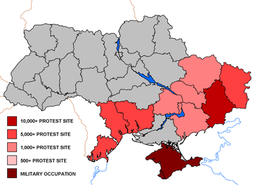 Prorussische Proteste in der Ukraine 2014