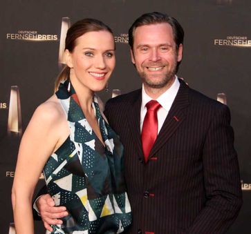 Bettina Lamprecht und Matthias Matschke beim Deutschen Fernsehpreis 2012