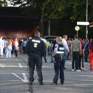 Bild vom Einsatz beim Spiel 1. FC Kaiserslautern gegen Hannover 96