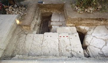 Südliches Fundament des Tempels
Quelle: Archäologisches Seminar der Martin-Luther Universität Halle (idw)