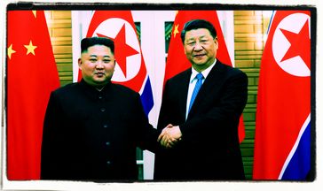 Kim Jong-un und Xi Jinping (2019)