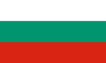 Die Flagge Bulgariens