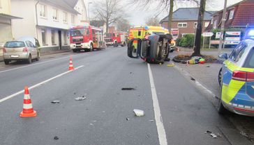 Bild des Verkehrsunfalls (Bild: Polizei)