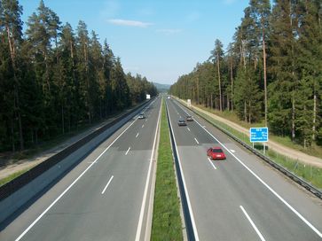 Die A2 zwischen Grafenstein und Völkermarkt Ost