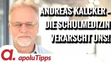 Bild: SS Video: "Interview mit Dr. Andreas Kalcker – Die Schulmedizin verarscht uns!" (https://tube4.apolut.net/w/cDBoud4rcfTbEj8NEFf8Vi) / Eigenes Werk