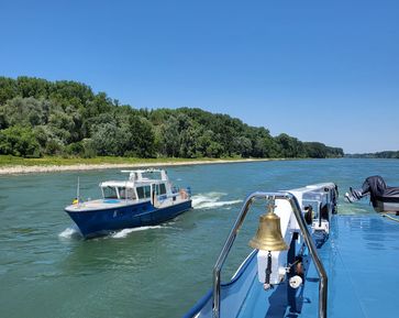Symbolbild Schiffskontrolle Wasserschutzpolizei BW (Bild: PP Einsatz)